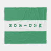 Couverture polaire de nom personnalisé (Devant (Horizontal))