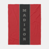 Couverture polaire de nom personnalisé (Devant)