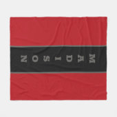 Couverture polaire de nom personnalisé (Devant (Horizontal))