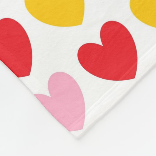 Couverture Polaire De plus larges coeurs d'arc-en-ciel de spectre (Coin)