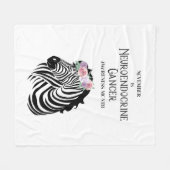 Couverture polaire de sensibilisation au cancer ne (Devant (Horizontal))