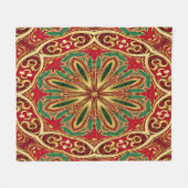 Couverture polaire de vacances en or rouge (Devant (Horizontal))
