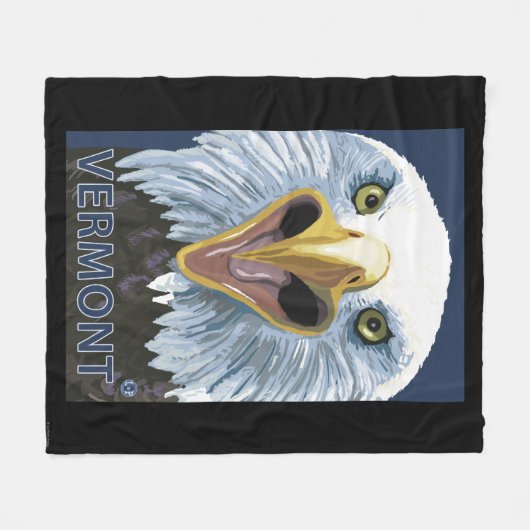 Couverture Polaire De VermontEagle fin (Devant (Horizontal))