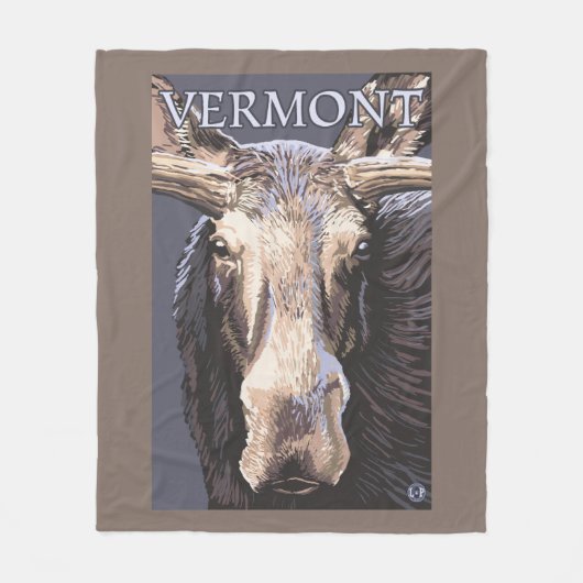 Couverture Polaire De VermontMoose fin (Devant)