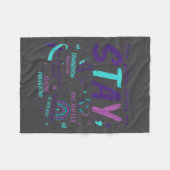 Couverture Polaire Dear Person Behind Me You Suicide Awareness  (Devant (Horizontal))