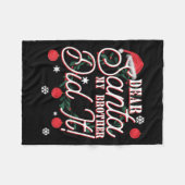 Couverture Polaire Dear Santa My Brother Did It Brothers (Devant (Horizontal))