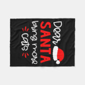 Couverture Polaire Dear Santa Shirt Funny Matching Family Christmas P (Devant (Horizontal))