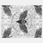 Couverture Polaire décès tête moth (Devant (Horizontal))