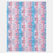 Couverture Polaire Déchets de dragon transgenre - Couleur du drapeau  (Devant)