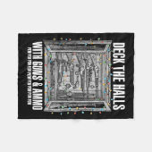 Couverture Polaire Deck The Halls With Guns & Ammo (Devant (Horizontal))