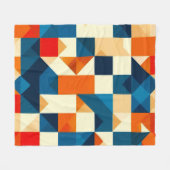 Couverture Polaire Déco Géométrique Moderne Abstraite (Devant (Horizontal))