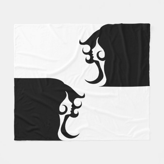 Couverture Polaire Deco mod woman (Devant (Horizontal))