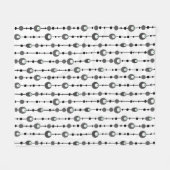 Couverture Polaire Déco ornementale de design rétro Abstrait (Devant (Horizontal))