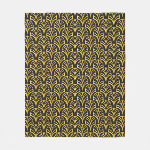Couverture Polaire Décor art motif. Papier peint vintage. japonais o