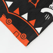 Couverture Polaire Décor camping Caravan (Coin)