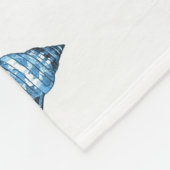 Couverture Polaire Décor côtier nautique de maison d'océan de (Coin)