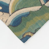 Couverture Polaire Décor d'antiquité chinois d'oiseaux (Coin)