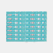 Couverture Polaire Décor de la maison Nutcracker - Mélange et corresp (Devant (Horizontal))