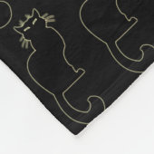 Couverture Polaire Décor de literie de Blanket Le Chat Blankets (Coin)
