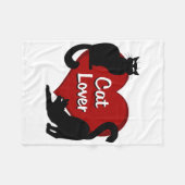Couverture Polaire Décor de literie de Blanket Le Chat Blankets (Devant (Horizontal))