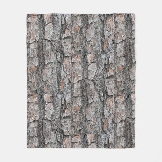 Couverture Polaire Décor de nature boisée (Devant)