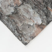 Couverture Polaire Décor de nature boisée (Coin)