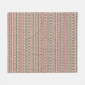 Couverture Polaire décor de Noël (Devant (Horizontal))