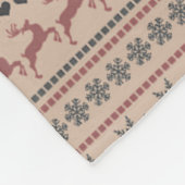 Couverture Polaire décor de Noël (Coin)