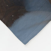 Couverture Polaire Décor de Noël Bernese Mountain Snowy (Coin)