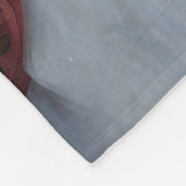 Couverture Polaire Décor de Noël Bluetick Coonhound Snowy Sleigh (Coin)