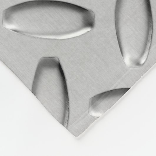 Couverture Polaire Décor de texture métallique urbain (Coin)