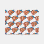 Couverture Polaire Décor De Vacances Pine Cones (Devant (Horizontal))