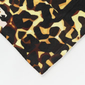 Couverture Polaire Décor ethnique maison africaine (Coin)