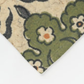 Couverture Polaire Décor Floral Perse Carrelage (Coin)