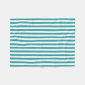 Couverture Polaire Décor Vert Blancs Tendance Couleurs Modernes (Devant (Horizontal))