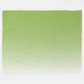 Couverture Polaire Décor vert vert foncé à deux tons (Devant (Horizontal))
