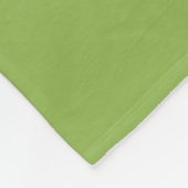 Couverture Polaire Décor vert vert foncé à deux tons (Coin)