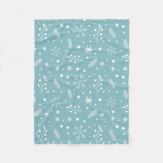 Couverture Polaire Décoration de fête de Noël (Devant)