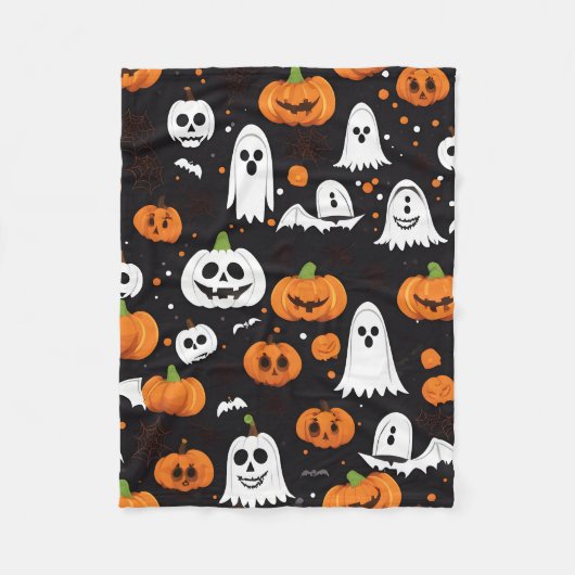 Couverture Polaire décoration d'halloween (Devant)