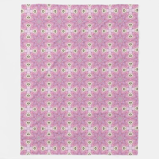 Couverture Polaire Decorative purple patterned  (Devant)