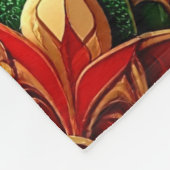 Couverture Polaire Decorative Red Green Fleece Blanket (Coin)