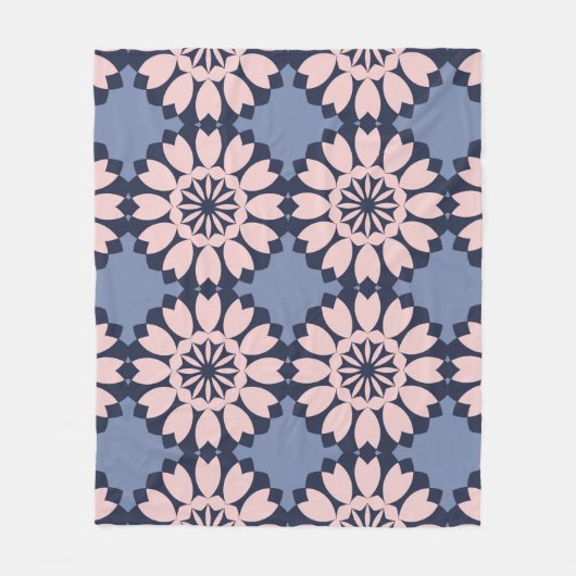 Couverture Polaire Decorative seamless pattern of different geometric (Devant)