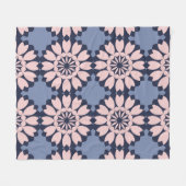 Couverture Polaire Decorative seamless pattern of different geometric (Devant (Horizontal))