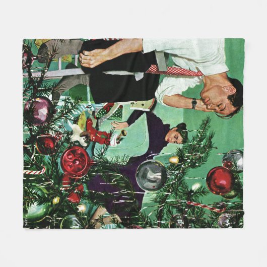 Couverture Polaire Découpage de l'arbre (Devant (Horizontal))