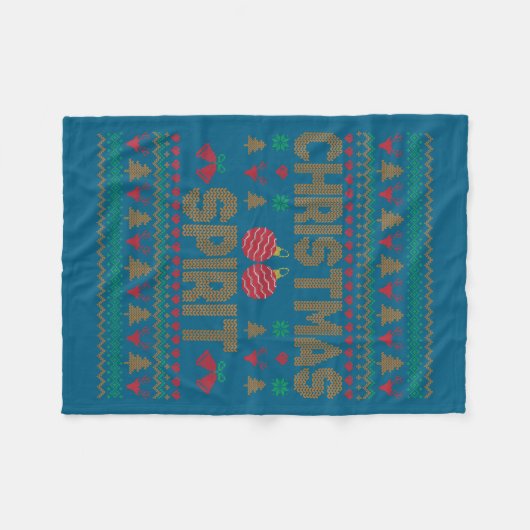 Couverture Polaire Deep In Christmas Srit Couples Matching Ugly Sweat (Devant (Horizontal))