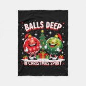 Couverture Polaire Deep In Christmas Srit Funny Ornament (Devant)
