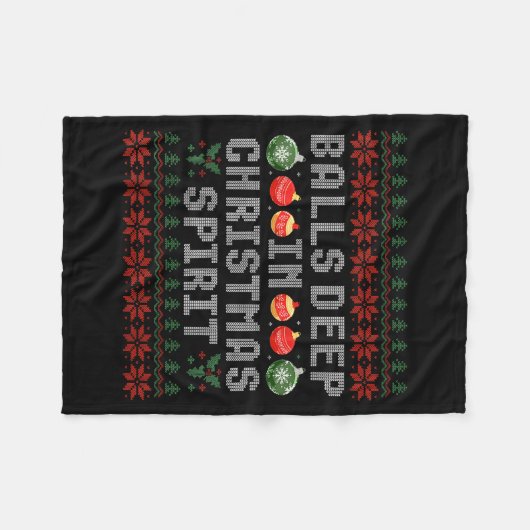 Couverture Polaire Deep In The Christmas Srit Matching Couples Ugly (Devant (Horizontal))