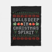 Couverture Polaire Deep In The Christmas Srit Matching Couples Ugly (Devant)