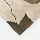 Couverture Polaire Deep Red Roses With Dark Green Leaves (Coin)