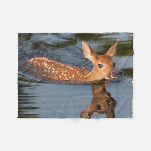 Couverture Polaire Deer Fawn | Minnesota (Devant (Horizontal))